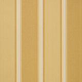 Lucera Stripe wallpaper in Camel by Schumacher. Classic striped wallcovering in warm camel tones.
