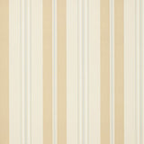 Chalon Stripe Vanilla wallpaper with classic vertical stripes in neutral tones by Schumacher.