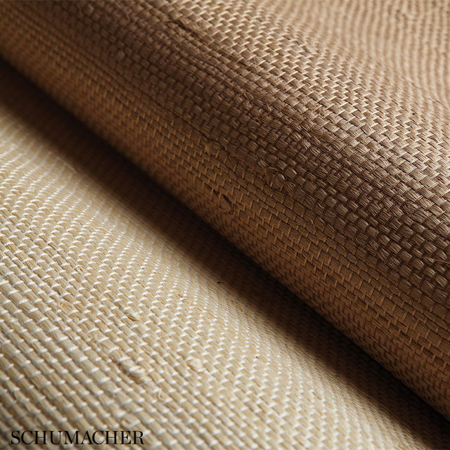 KUMANO JUTE Cream by Schumacher Quiet Beauty Collection Wallcovering – Schumacher 5002800