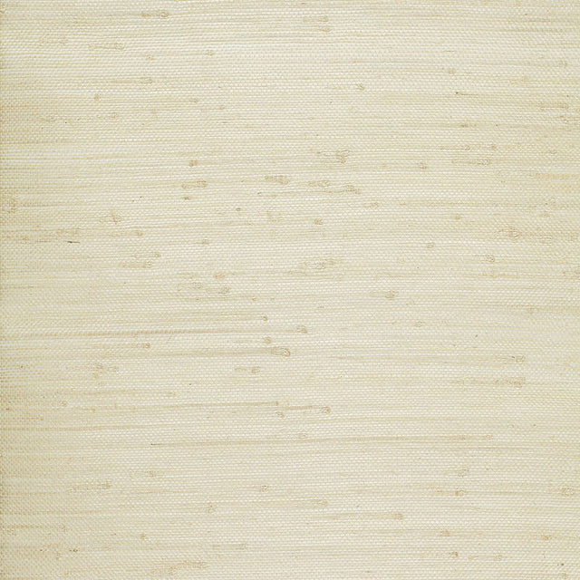 KUMANO JUTE wallcovering in cream, Schumacher Quiet Beauty Collection, natural woven texture
