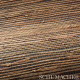 Bamba Rushcloth Ash Grasscloth Wallpaper – Schumacher 5002842