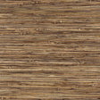 Bamba Rushcloth Ash by Schumacher - natural woven grasscloth wallpaper in neutral brown tones, close-up texture view