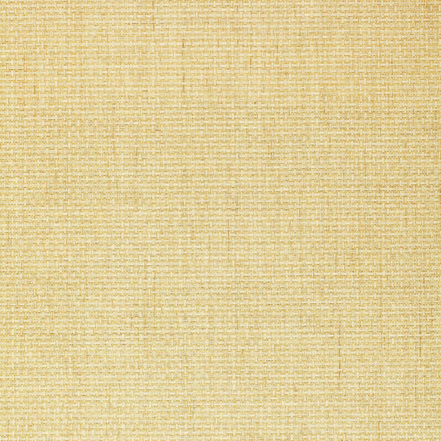 Goza Weave Wheat natural textured basketweave wallpaper by Schumacher