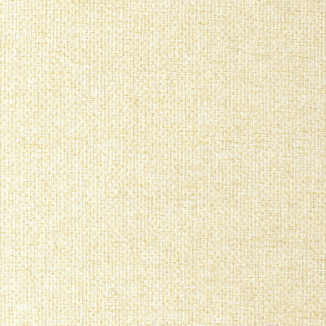YUKI WEAVE wallpaper in Sand by Schumacher, natural woven texture wallcovering