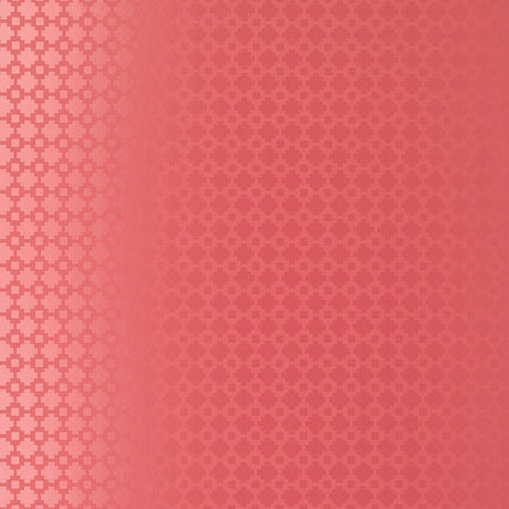 Shake It Up wallpaper in Raspberry Gloss by Schumacher, featuring a subtle geometric pattern in a vibrant pink hue.