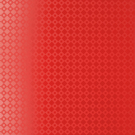 Shake It Up lacquer gloss geometric red wallpaper by Schumacher