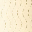 BUBBLES Cream Handcrafted Non-Woven Wallpaper by Schumacher - Subtle dotted wavy pattern on cream background
