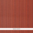 Stratus in Russet, a wide-width embossed vinyl wallcovering by Schumacher, shown in a textured russet colorway.