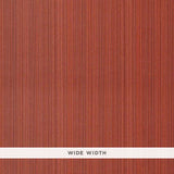 Stratus in Russet, a wide-width embossed vinyl wallcovering by Schumacher, shown in a textured russet colorway.