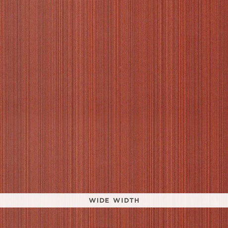 Stratus in Russet, a wide-width embossed vinyl wallcovering by Schumacher, shown in a textured russet colorway.