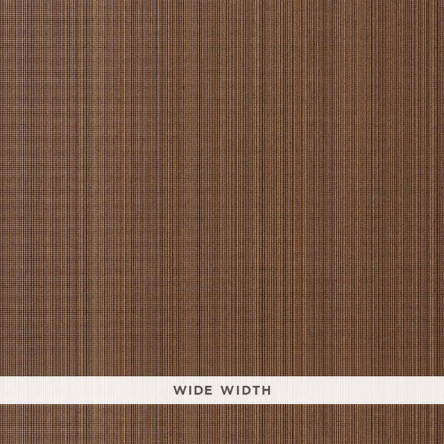 Stratus Umber Embossed Vinyl Wide Width Wallpaper by Schumacher