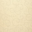 Oatmeal scroll pattern handcrafted wallpaper from Schumacher Atelier collection