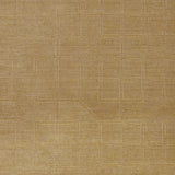 Linyi Embroidered Fret Sisal wallcovering in linen color with geometric embroidered pattern by Schumacher