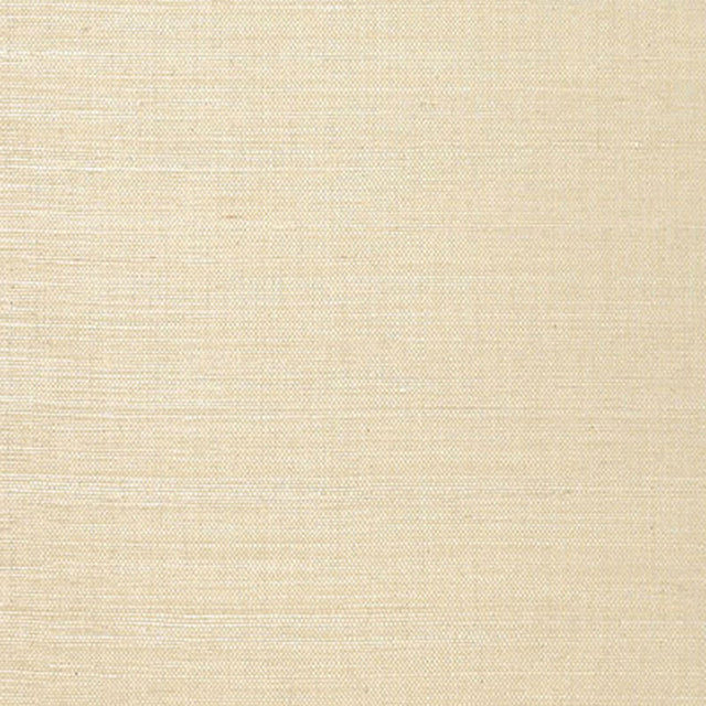Linyi Ground Cream wallcovering with a subtle textured paper finish by Schumacher