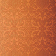 Varenna Damask terracotta damask patterned wallpaper by Schumacher