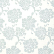 Albero Floreale Damask Aqua floral damask wallpaper by Schumacher