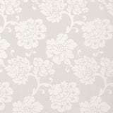 Albero Floreale Damask wallpaper in grey with a large-scale floral damask pattern by Schumacher.