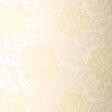 Saraceno Damask wallpaper in Citrine by Schumacher, featuring a classic damask floral pattern in soft yellow and cream tones.