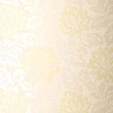Saraceno Damask wallpaper in Citrine by Schumacher, featuring a classic damask floral pattern in soft yellow and cream tones.