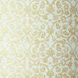 PELLARO Aqua damask wallpaper by Schumacher, elegant gold and aqua pattern