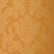 Valette Strie Damask terracotta damask wallpaper with a striated background and ornate pattern