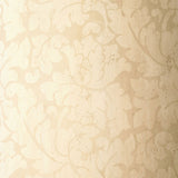 Tolomei Damask cream non-woven wallcovering with classic damask pattern by Schumacher