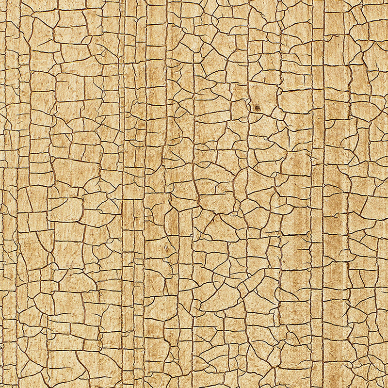 Masaccio Ground wallpaper in Bisque by Schumacher features a hand-screened, crackled texture design in a neutral palette.