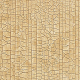 Masaccio Ground in Camel by Schumacher features a hand-screened, crackled texture wallcovering in a warm neutral colorway.