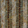 Niagara Patina by Schumacher - Luxe vertical stripe wallcovering with natural feathers in variegated patterning.