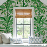 Blair House Palm Green by Schumacher Copacabana Collection Botanical Wallpaper – Schumacher 5004064
