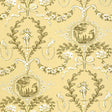 Jester Arabesque Sunlight wallpaper with intricate arabesque pattern, Schumacher