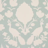 Chenonceau Aquamarine by Schumacher Exuberant Prints Collection Wallpaper – Schumacher 5004122