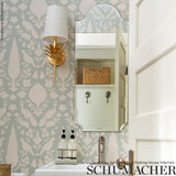 Chenonceau Sky by Schumacher Exuberant Prints Collection Wallpaper – Schumacher 5004127