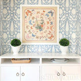 Chenonceau Sky by Schumacher Exuberant Prints Collection Wallpaper – Schumacher 5004127