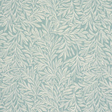 Willow Leaf Aqua by Schumacher Botanical Wallpaper – Schumacher 5004139