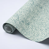 Willow Leaf Aqua by Schumacher Botanical Wallpaper – Schumacher 5004139