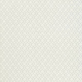 Harbury Trellis Dove wallpaper with delicate floral and lattice pattern by Schumacher