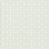 Chinois Fret Mineral by Schumacher, a classic Chinese fretwork geometric wallpaper in mineral colorway