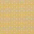 Chinois Fret Sand by Schumacher - Classic Chinese fretwork geometric wallpaper in sand colorway