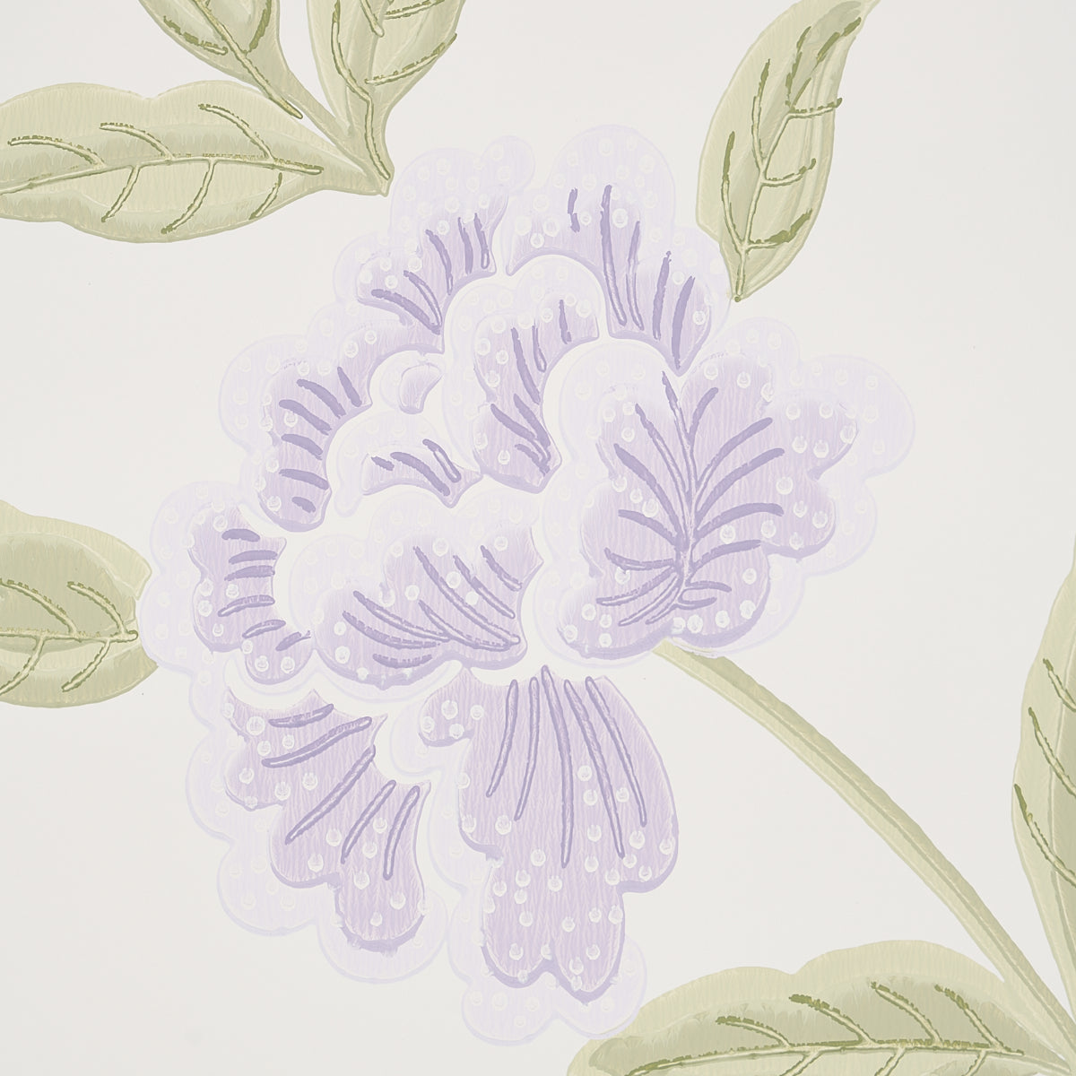 Whitney Floral Lavender by Schumacher Chinoiserie-Inspired Floral Wallpaper – Schumacher 5004384