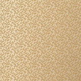 Burnished gold coral vine wallpaper with intricate botanical pattern on a neutral background.