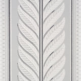 Hydrangea Drape Grisaille by Schumacher Large-Scale Floral Stripe Wallpaper – Schumacher 5004455