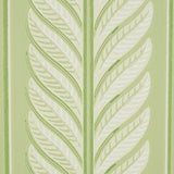 Hydrangea Drape Green by Schumacher Hobe Erwin Floral Stripe Wallpaper – Schumacher 5004456