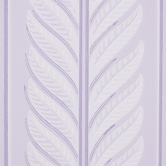 Hydrangea Drape Lilac by Schumacher Hobe Erwin Collection Large-Scale Floral Stripe Wallpaper – Schumacher 5004457