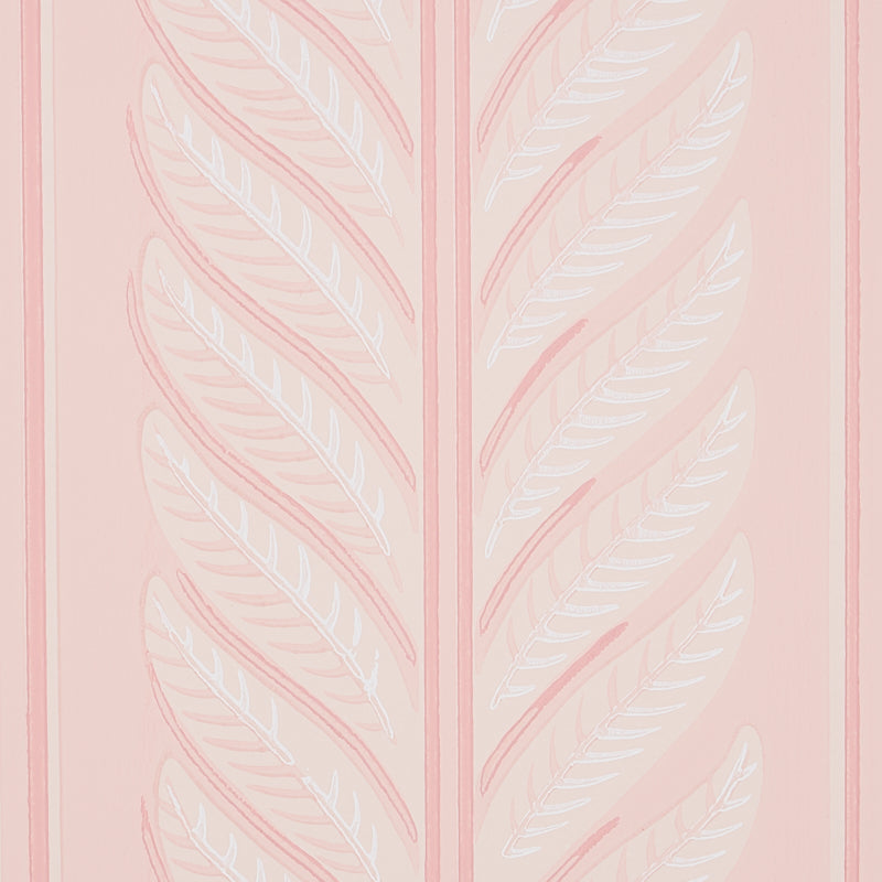 Hydrangea Drape Blush by Schumacher Large-Scale Floral Stripe Wallpaper – Hobe Erwin 5004458