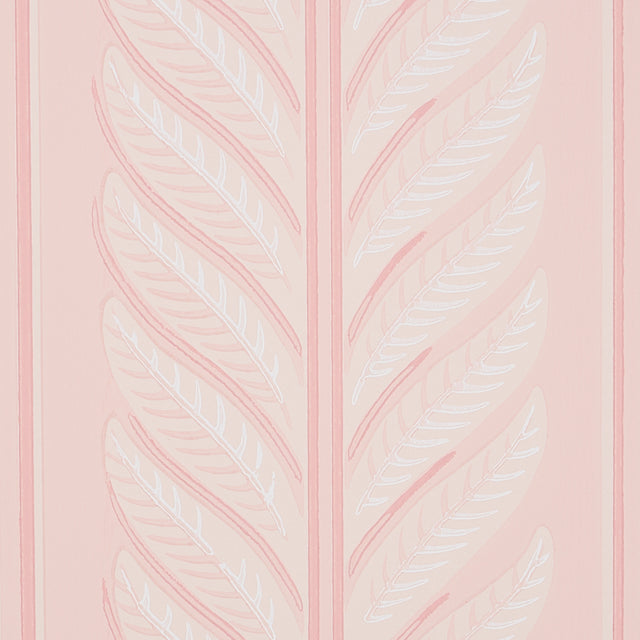 Hydrangea Drape Blush by Schumacher Large-Scale Floral Stripe Wallpaper – Hobe Erwin 5004458