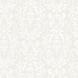 LIDO DAMASK wallpaper in Dove by Schumacher, classic damask pattern in soft neutral tones