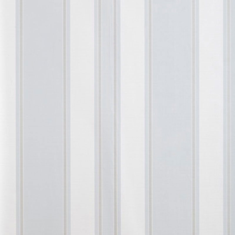 Morgan Stripe Porcelain wallpaper by Schumacher, designed by Matthew Patrick Smyth, featuring a classic vertical stripe pattern in soft porcelain tones.