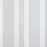 Morgan Stripe Porcelain wallpaper by Schumacher, designed by Matthew Patrick Smyth, featuring a classic vertical stripe pattern in soft porcelain tones.