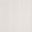 Lorraine Stripe wallpaper in Limestone by Schumacher, featuring a delicate lacy decorative stripe inspired by antique wallpaper swatches.